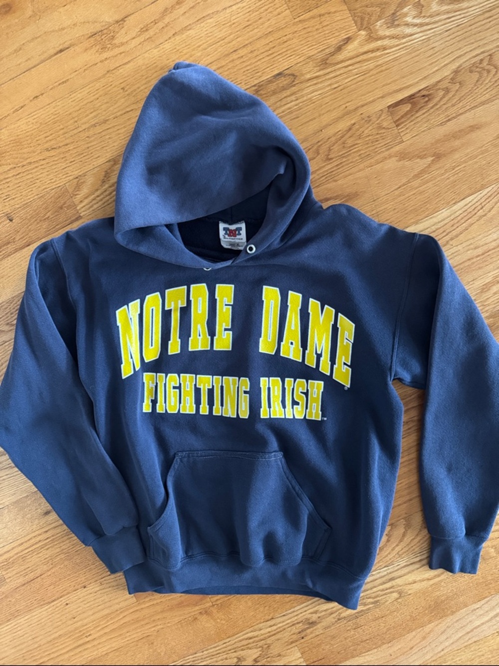 Notre Dame Fighting Irish Hooded Sweatshirt Medium see photos